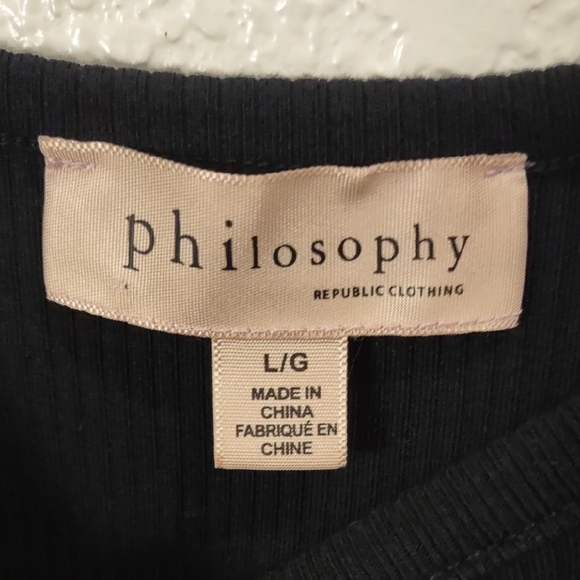 Philosophy Black Sleeveless Top - Picture 5 of 15